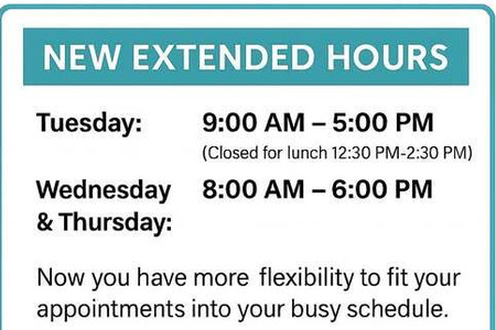 NEW HOURS at MELBOURNE LOCATION